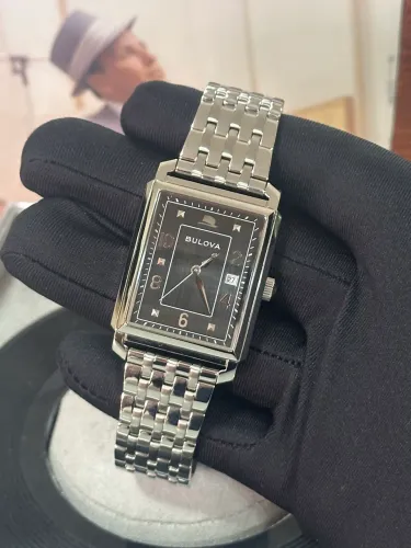 Relógio Bulova Sinatra 96b461 original novo