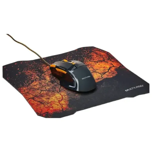 Mouse Gamer Multilaser 7D MO256 3.200DPI Com Mouse Pad - WZetta