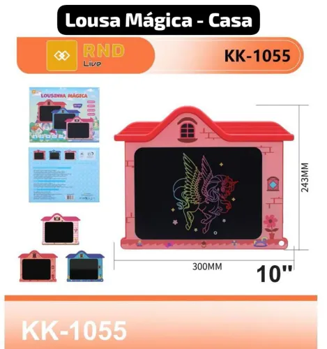 Lousa Mágica Infantil Casa - Desenho e Diversão