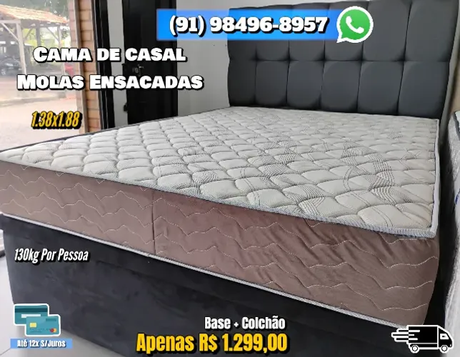CAMA CASAL MOLAS ENSACADAS 