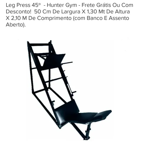 Leg Press 45° Academia 