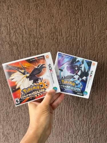 Kit Pokémon Ultra Sun + Ultra Moon Originais Lacrados 