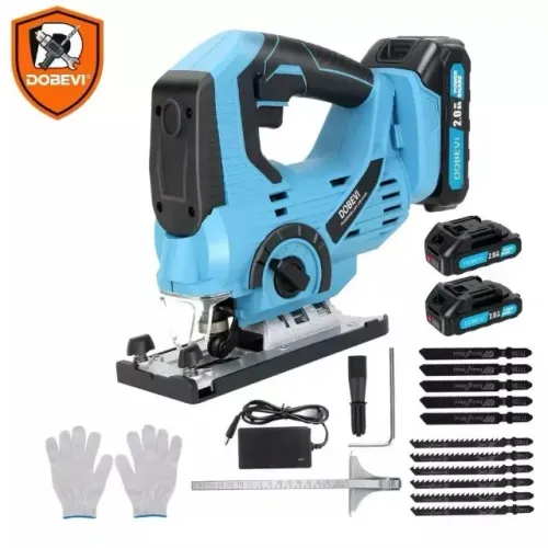 Serra Tico Tico 850w Variável Profissional C 4 Níveis+10 Lâminas Serra /2bateria Dobevi