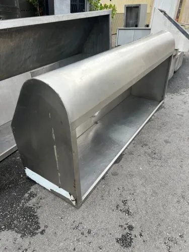 Coifa Industrial em Aço Inox 2m x 90 x 60