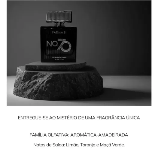 Farmasi No.70 - Perfume Aromático Amadeirado