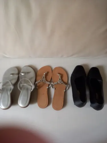 3 pares de sapato feminino número 35