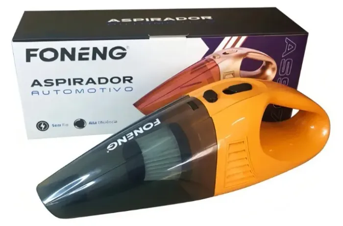 Aspirador Automotivo Sem Fio 70w Fn-as907 Foneng - Loja Natan Informática