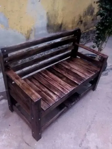 Sofá de Pallet rústico