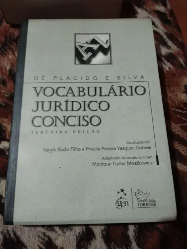 Vocabulário jurídico conciso terceira edição Nagib Slaibi Filho