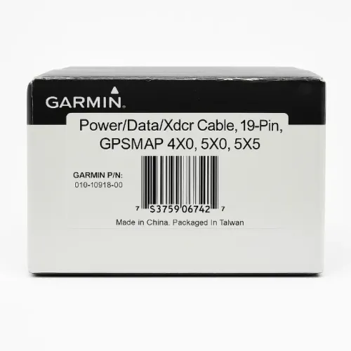 Cabo Power/Data/Xdcr Garmin 19-pin ? GPSMAP 4X0/5X0/5X5 ? EAN *4277 ? P/N 010-1091