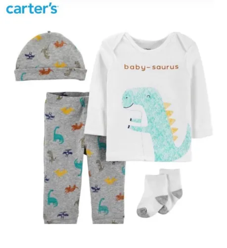Kit 4 peças Carters Menino - NOVO 