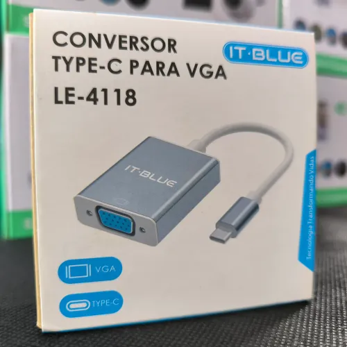Conversor Type-C para VGA IT-BLUE LE-4118