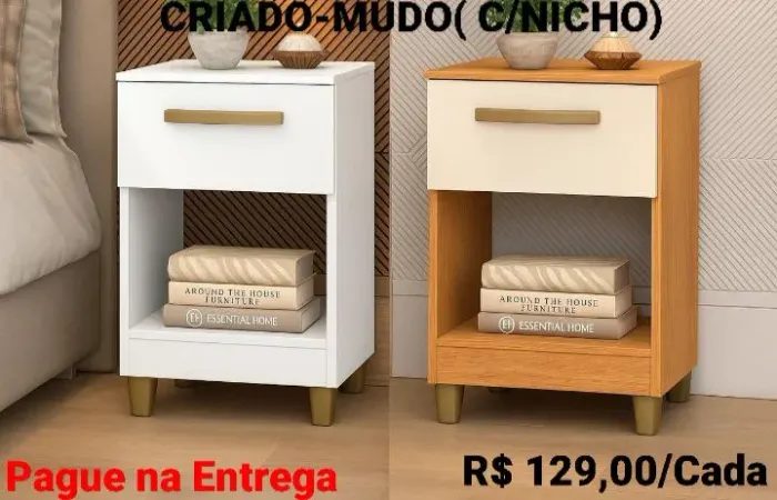 MESINHA DE CABECEIRA COM NICHO: TÁ NA QUEIMA!!!