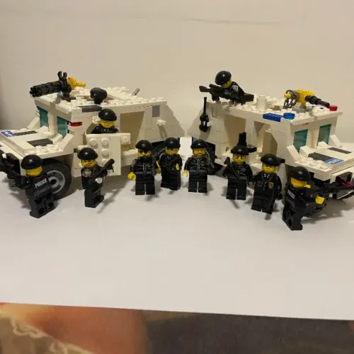 Lego City Police Humvee Bope e Minifigures