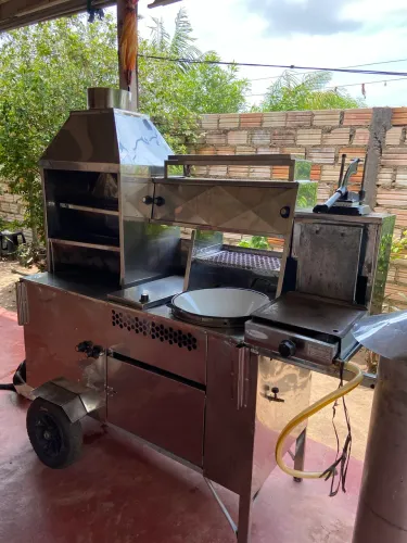 Carrinho Completo de Lanches e Churrasco 