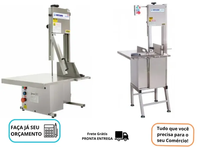  Serra Fita Para Carnes Beccaro Bivolt Mesa / Com Suporte