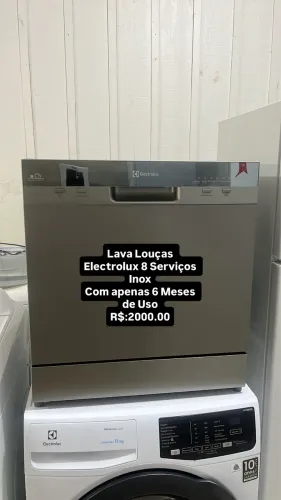 Lava Louças Electrolux 8 Serviços Inox 