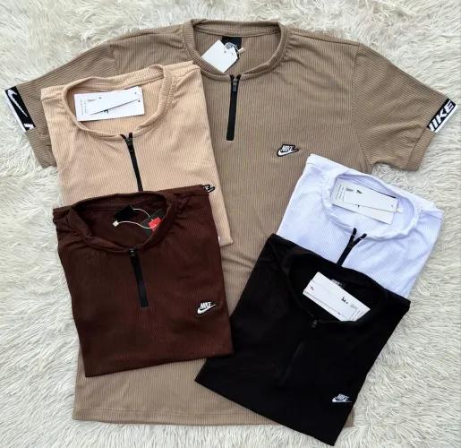 Camisas Gola Zíper NK