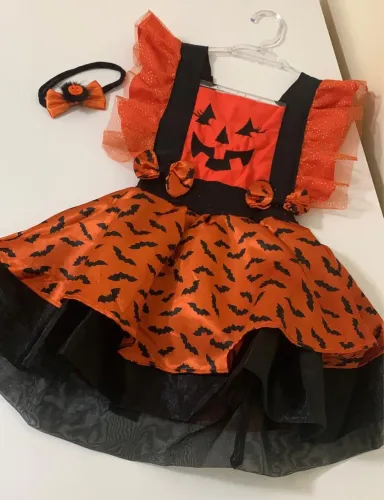 Vestido luxo romper Halloween Tam 1