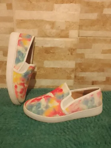 Tênis Vizzano, Original! Slip On Tie Dye Colorido