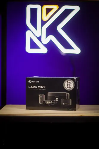 Hollyland Lark Max - Versão Kit com 2 Lapelas Extras, Áudio de Estúdio