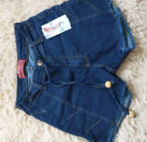 Short feminino jeans