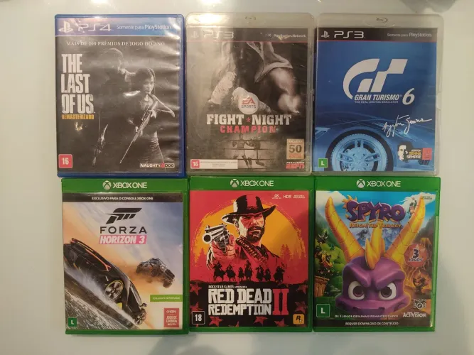 JOGOS PS3 E XBOX ONE