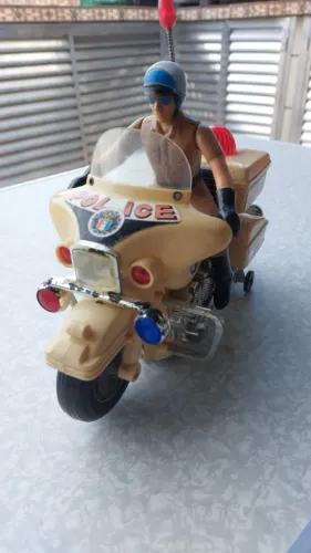Moto Patrulha Rodoviária - Police - Chips - Não Testada - Original