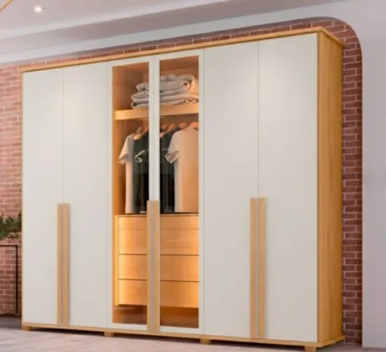 Guarda Roupa Bélgica 2,35 Cm De Altura DIVIDMOS EM ATE 10 X SEM JUROS