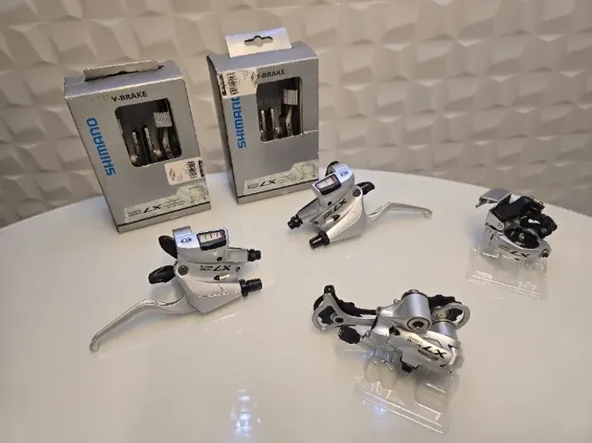Vendo grupo parcial Shimano LX M660 (CAMBIOS, MANTETES, FREIOS)