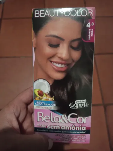 2 Caixas Tinturas para Cabelo Beauty Color Bela & Cor 4.0 Castanho Médio