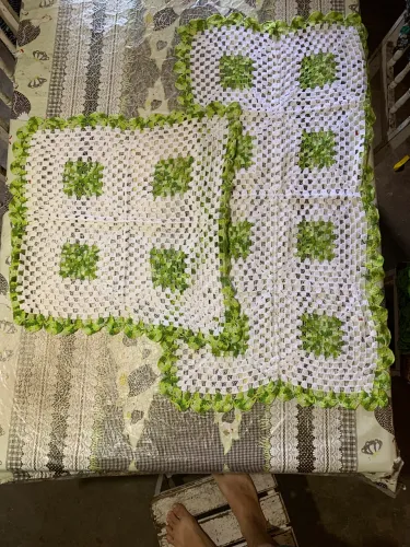 Kit crochê para cozinha 4 peças 