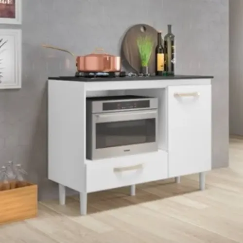 Promoção Balcão Branco para Cooktop e Forno
