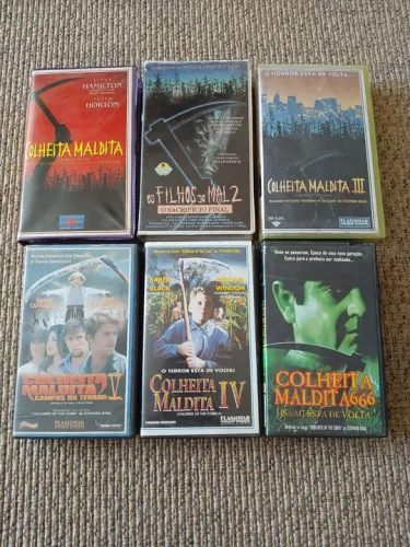 Coleção Completa em Vhs - Colheita Maldita  - Raridade Absoluta