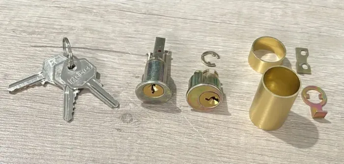 Kit cilindro e Chave Fechadura Elétrica FX 1500 Novo Original - Intelbras