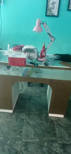 Balcão de mdf com vidro