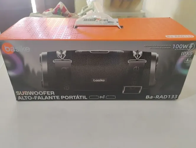 CAIXA DE SOM BASIKE 100 W DE POTÊNCIA