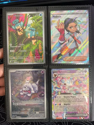 Coleção Carta Pokemon com ultra raras