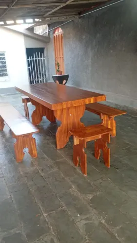 Mesa pedra de ardósia pintada a partir de 590,00