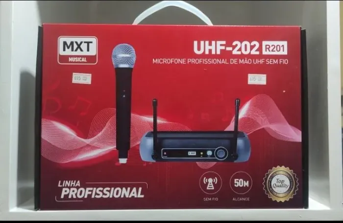 Microfone sem fio profissional 