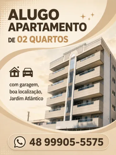PROMOÇÃO!!! LOCAÇÃO ALUGUEL APARTAMENTO 2 QUARTOS JARDIM ATLÂNTICO FLORIANÓPOLIS FLORIPA