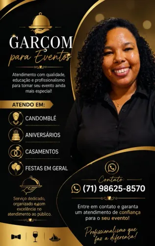 Serviço de garçom em geral