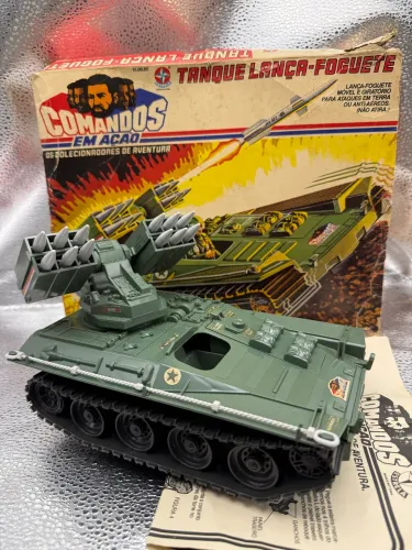 Comandos em Ação Estrela Tanque Lança Foguete - 1986