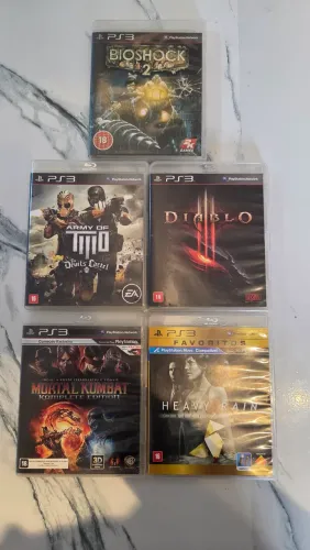 Lote 5 Jogos PS3 Originais