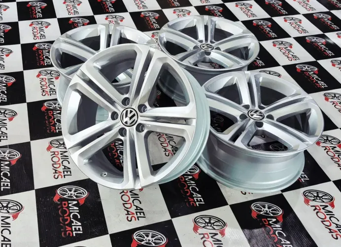 Jogo de rodas aro 18" passat CC e tiguan R-Line  5x112 Originais Zeradas 