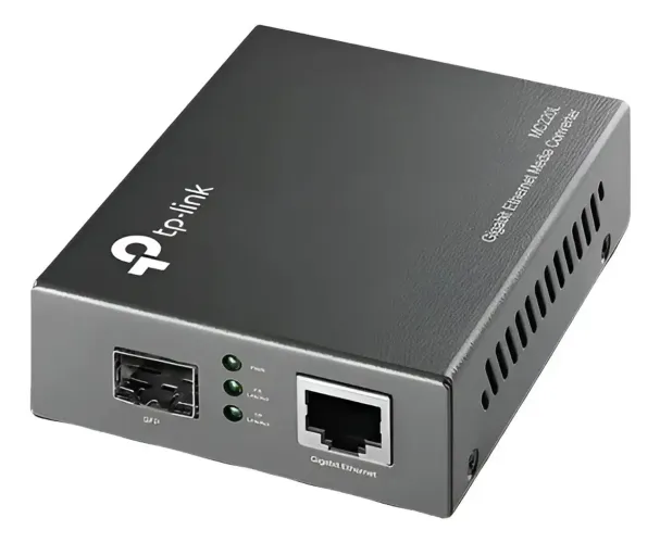Tp-link Mc220l Conversor Rj45 Mídia -fibra Ótica Sfp Gigabit! Novo na caixa