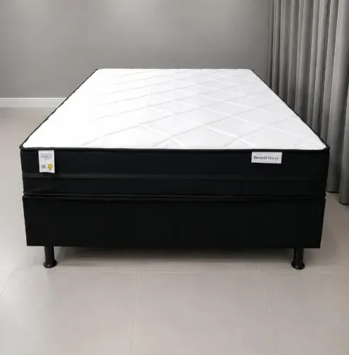 Cama Casal Com Colchão Molas Ensacadas Smart Novo Pronta Entrega