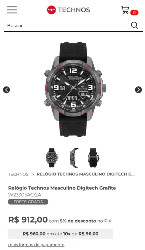 Relógio Technos