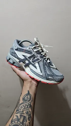 Tênis new balance 1906a slate grey drift Red Tamanho 39BR com nota fiscal