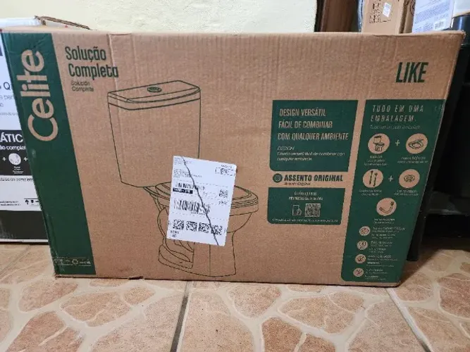 Vaso Sanitário com Caixa Acoplada Celite
